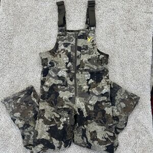 Hot Shot Youth Large‎ Insulated Camo Bib Adj Height Leg Zippers all day comfort
